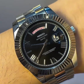 Relógio Quartzo Preto President Date