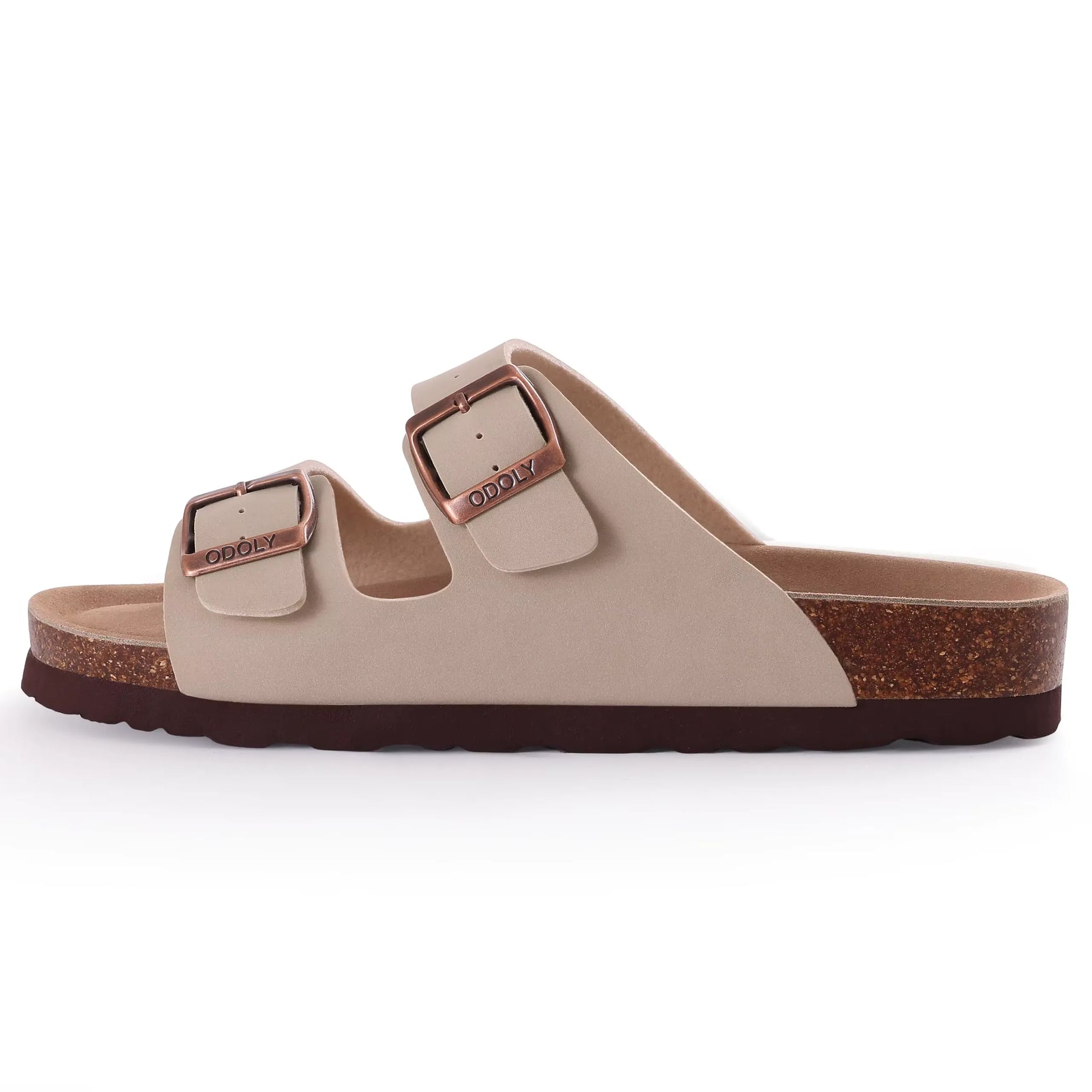 sandália masculina estilo birken bege