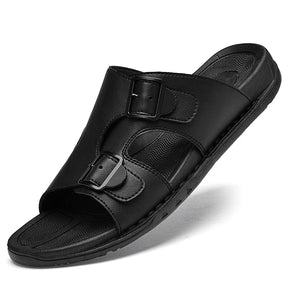 sandália masculina papete valenteo siena preta