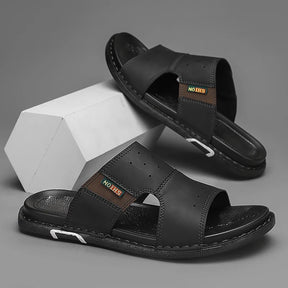 sandália masculina preta casual