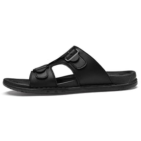 sandália masculina preta casual