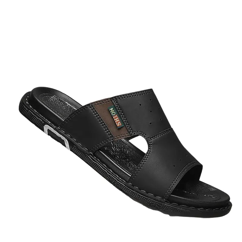sandália masculina papete valenteo ravello preta