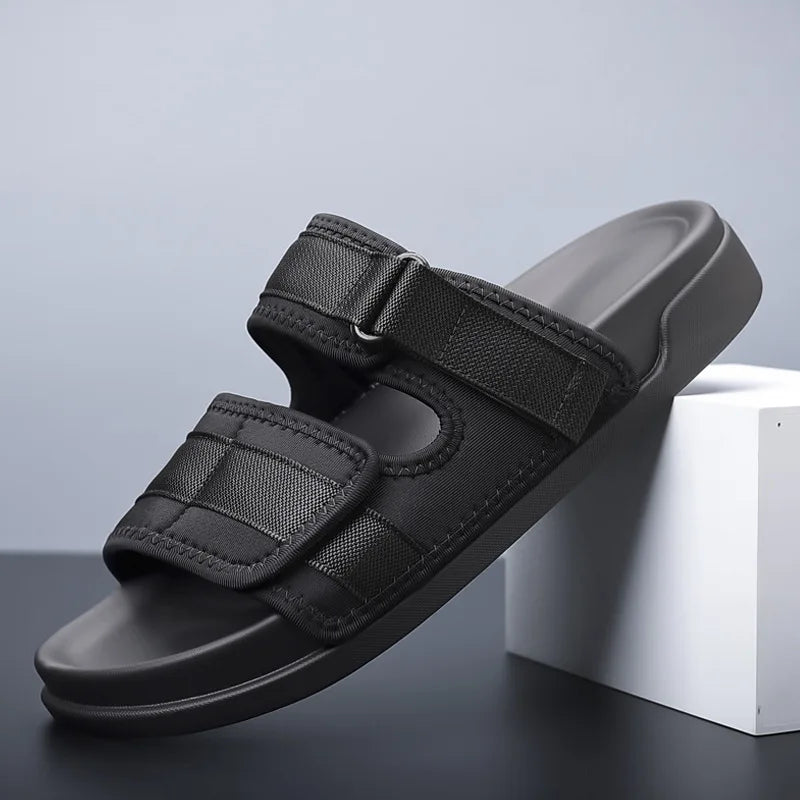 Papete masculina Valenteo Salerno Preto em ângulo lateral destacando o conforto