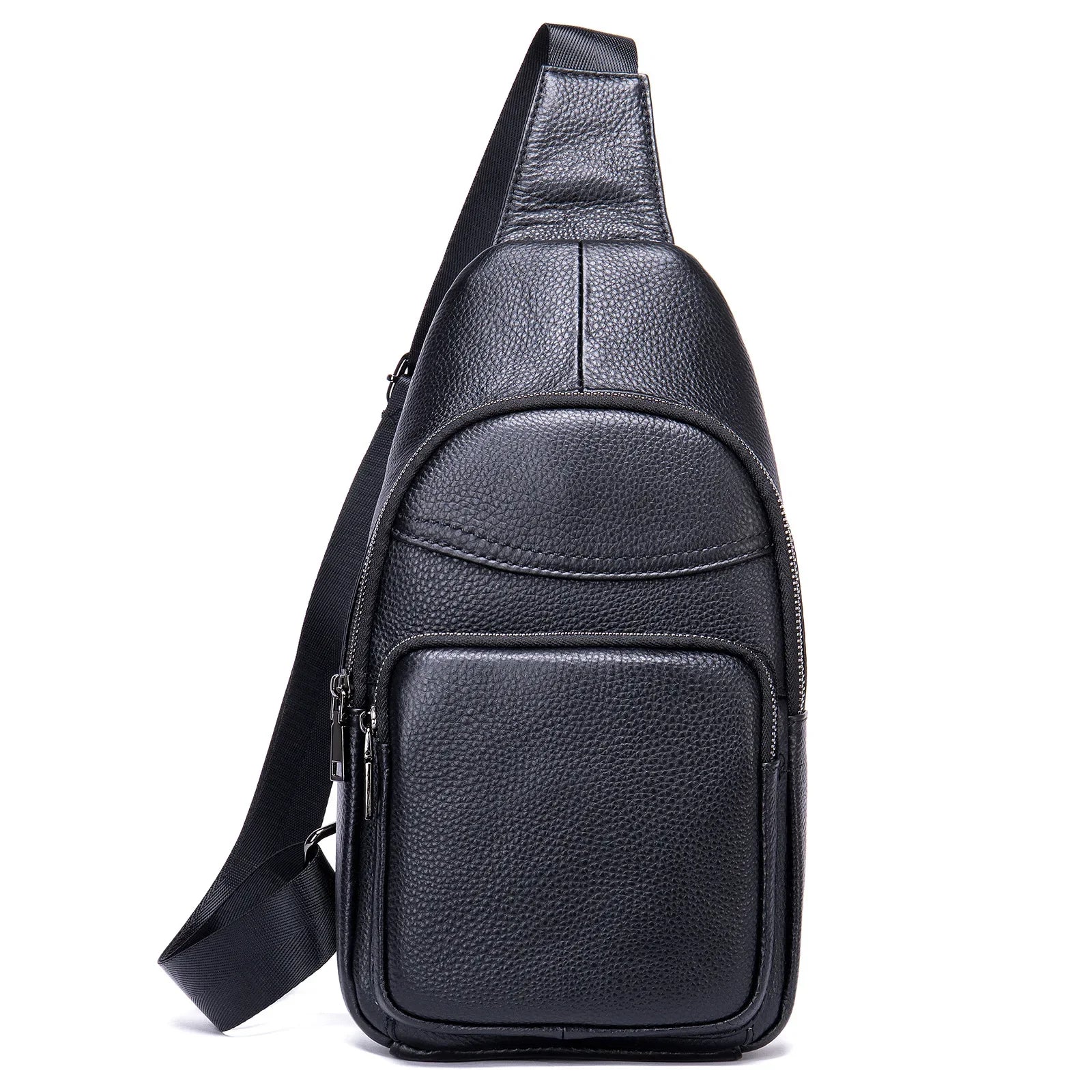 shoulder bag masculina couro legítimo firenze