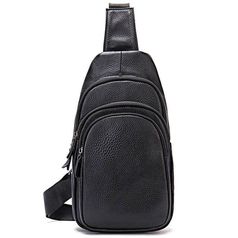 shoulder bag masculina couro legítimo valenteo bergamo