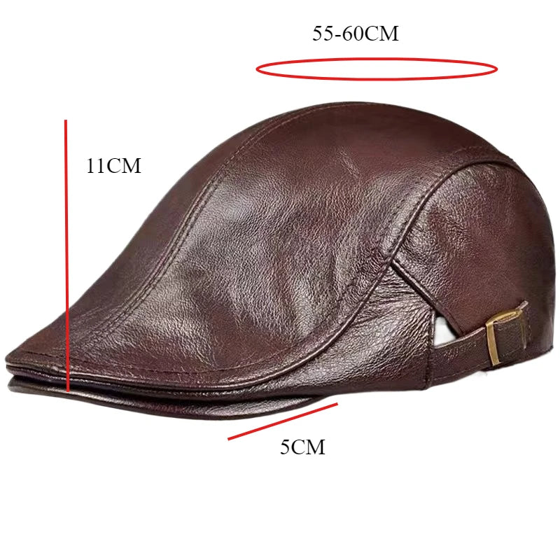 tabela de medidas boina masculina couro valenteo urban marrom