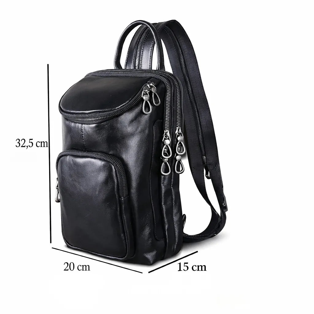 tabela medidas e capacidade shoulder bag valenteo hunter