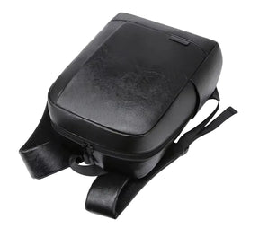 vista superior da mochila masculina executiva para viagens valenteo savile