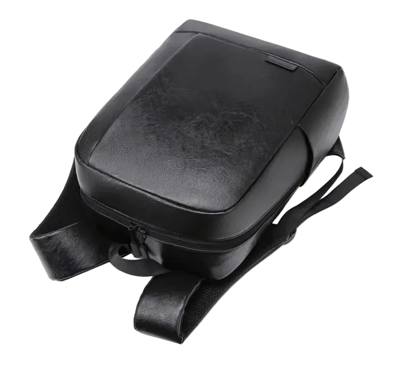 vista superior da mochila masculina executiva para viagens valenteo savile